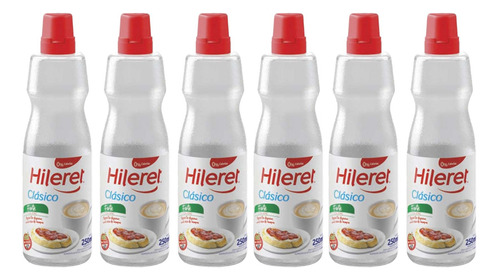 Pack X6 Edulcorante Hileret Clasico Liquido 250 Ml