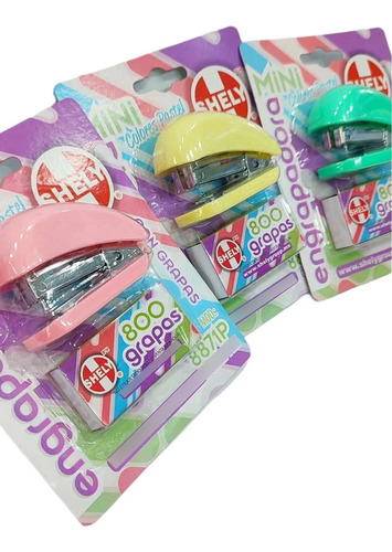 Mini Engrpadora Pastel Shely Mod:8871 1pz Variado