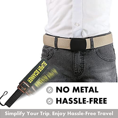 Cinturón Sin Metal Suitua, Cinturón Sin Metal Para Hombres Y