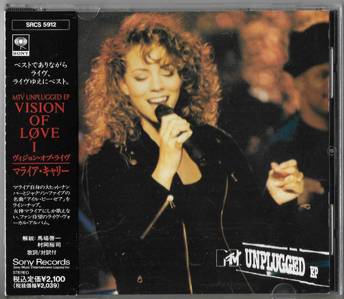 Mariah Carey Cd Mtv Unplugged Ep Cd Japones Obi Japan
