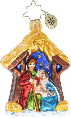 Adorno Navideño De Cristal Europeo Hecho A Mano, Gema ...