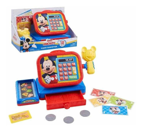 Caja Registradora Disney Mickey Mouse Con Sonidos Realistas 