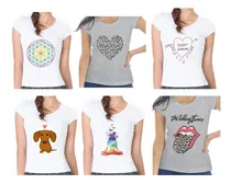 Comprar Pack De 3 Remeras Sublimadas Mujer
