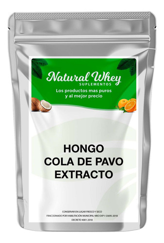 Hongo Cola De Pavo Extracto Puro 50 Gramos