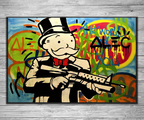 Cuadro De Alec Monopoly (scarface)