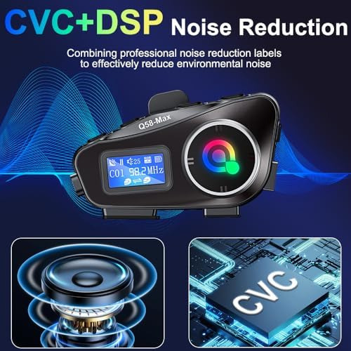 Casco De Motocicleta Auricular Bluetooth, Casco Bluetooth In