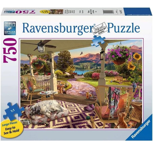 Rompecabezas Puzzle 750 Siesta En El Porche Ravensburger