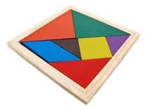 Comprar Puzzle De Ingenio Tangram Rompecabezas 7 Piezas Didactico 