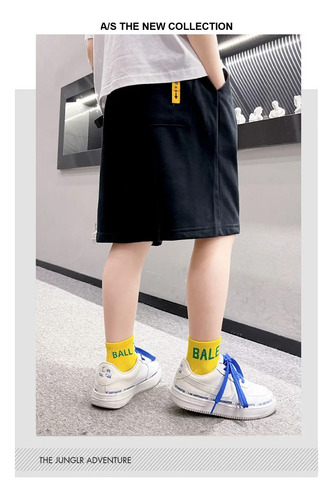 Pantalones Cortos Transpirables De Algodón De Verano Para Ni