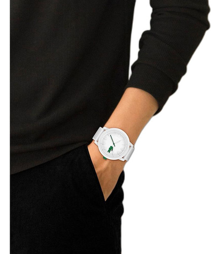 Reloj Lacoste de caucho blanco para hombre 2011315