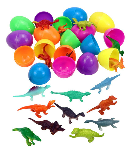 Juguetes De Dinosaurios En Cáscaras Sorpresa 12 Piezas