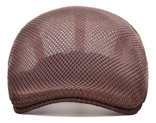 Gorra Plana De Malla Ajustable Para Vendedor De Periódicos C