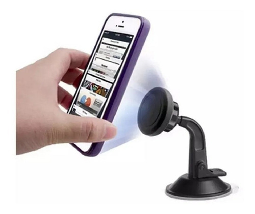 Suporte Veicular Magnético Para Celular Gps Ventosa + Nfe