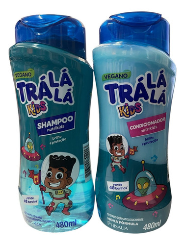 Kit Shampoo + Condicionador 480ml - Trá Lá Lá Nutrikids