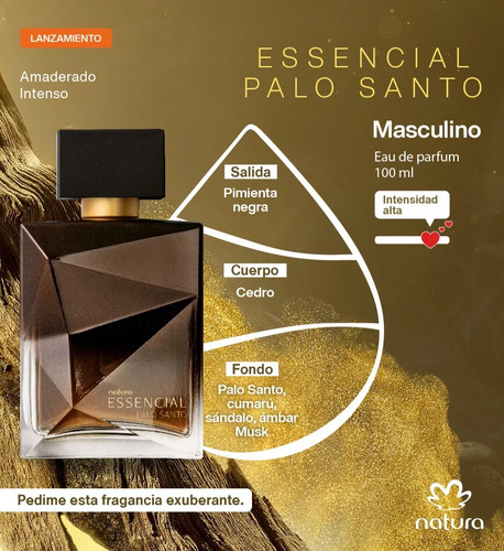 Natura Essencial Palo Santo Hombre Eau De Parfum 100ml