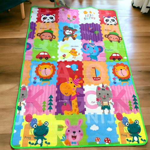 Tapetes De Juego Plegable Para Bebés 100x180cm Reversible