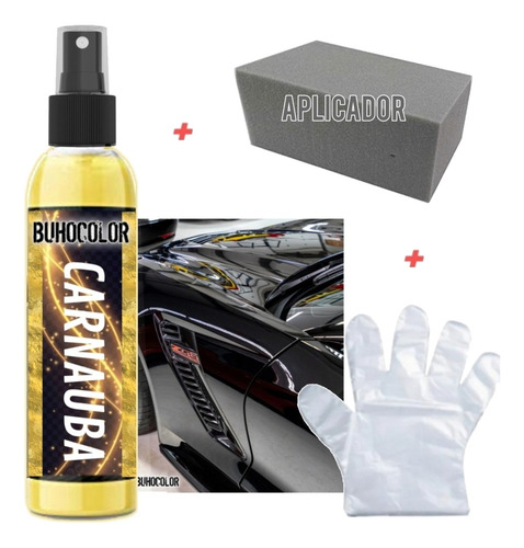 Carnauba Wax Cera 200 Ml Cera En Spray Max Brillo Detailing