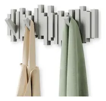Comprar Perchero De Pared Gris X5 Sticks