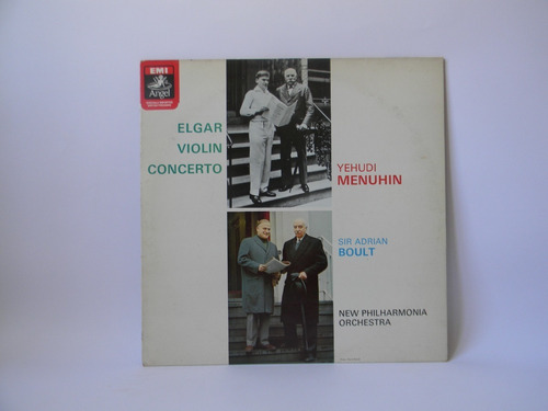 Elgar Violín Concerto Sir Adrian Boult Lp Vinilo