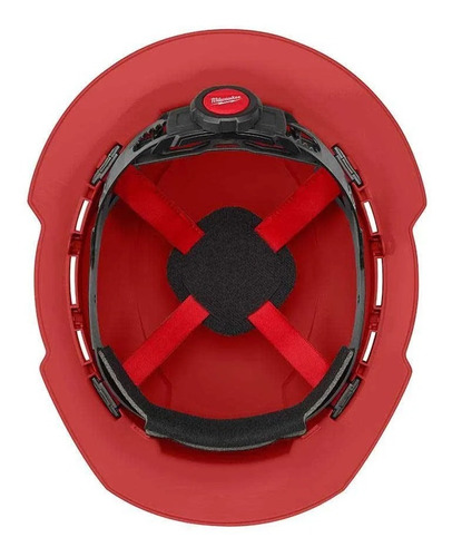 Imagen 4 de 8 de Casco Visera Completa Con Accesorios Rojo Milwaukee 48731109