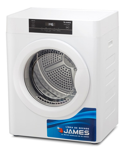 Secarropas James 3kg Digital Apto Amurar A Pared Pcm