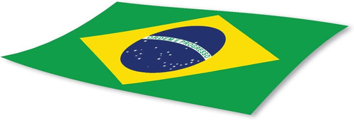 3x5 Brazil Flag Sticker 3-pack Made With Durable Waterproof