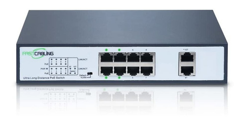 Switch Fastcabling De 8 Puertos Ethernet 10/100mbp -negro