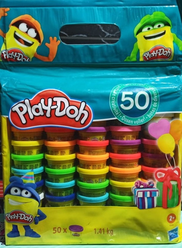 Imagen 2 de 2 de Play Doh Bolsa 50 Botes De Diversión Hasbro (100% Original)
