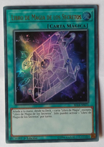 Yu Gi Oh! Libro De Magia De Los Secretos Bllr-sp075