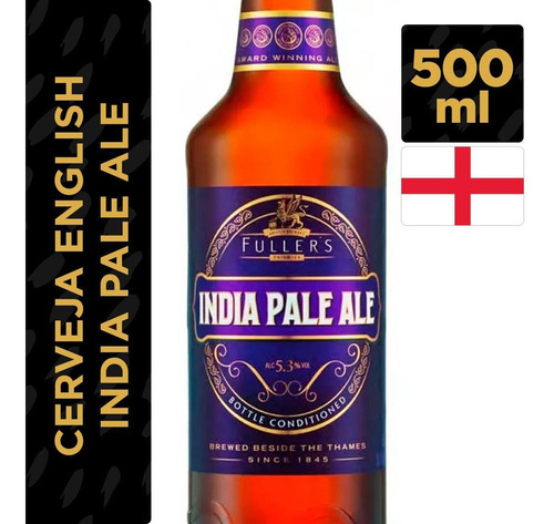 Cerveja artesanal Fuller's India Pale Ale 500ml