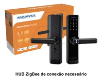 Comprar Fechadura Inteligente Digital Novadigital Zigbee Tuya Smart Life Alexa Zsl-06 Preto - HUB ZigBee Necessário