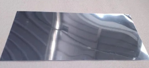 Chapa Placa Aço Inox 430 Brilhante 15cm X 90cm Espessura 1mm