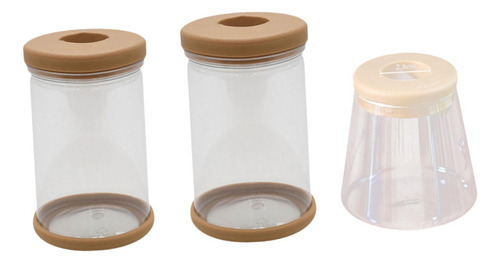 Floreros Hidropónicos Portátiles De 3 Piezas Para Cocina
