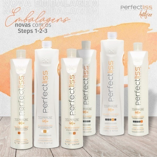 Imagem 3 de 3 de Escova Progressiva Step 4 Perfect Liss (redutor) 1250ml