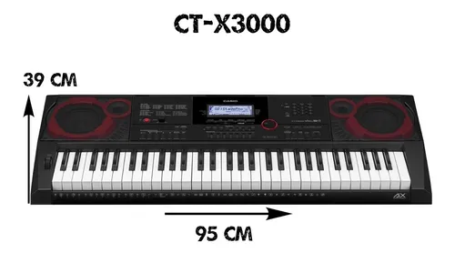 Teclado Casio Ctx3000 5 Oct Secuencer + Transformador