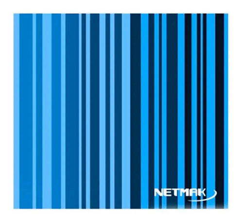 Imagen 1 de 1 de Mouse Pad Netmak NM-M1220 21cm x 19cm negro/azul