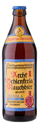 Cerveja Alemã Rauchbier Hansla Garrafa 500ml