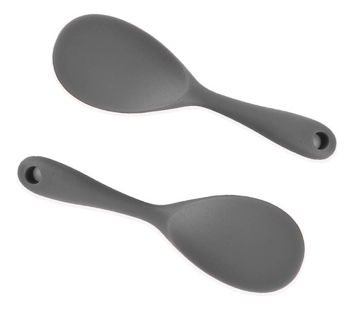 Espátulas Antiadherentes De Silicona Para Cocina (gris, 2 Pi