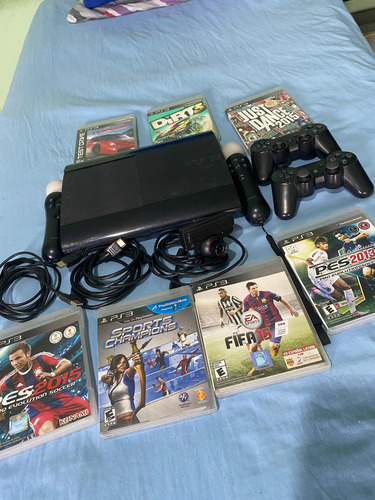 Ps3 Super Slim De 500 Con Kit Move