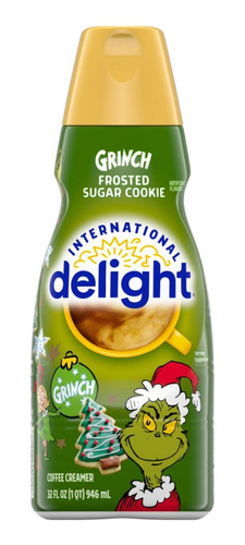 Delight Frosted Sugar Cookie Grinch Crema P/cafe 946 Ml 