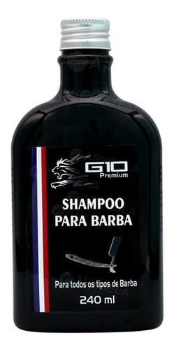 G10 Premium - 12 Shampoo Para Barba 240ml Atacado