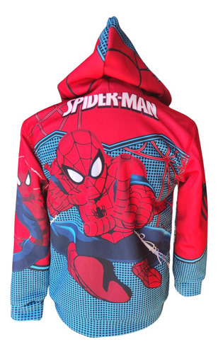 Chamarra Sudadera Borrega Niño Spiderman Hombre Araña