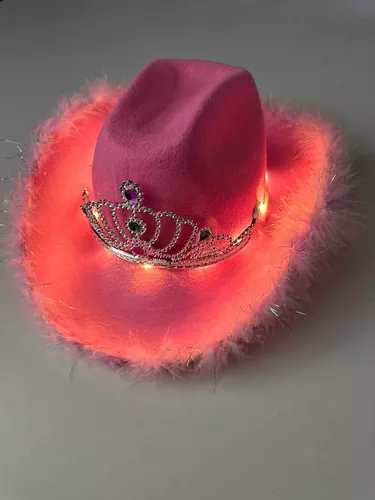 Sombrero cowboy mujer rosa