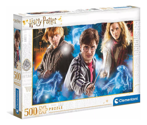 Rompecabezas Harry Potter Patronus 500 Pz Clementoni Italia Hermione Ron