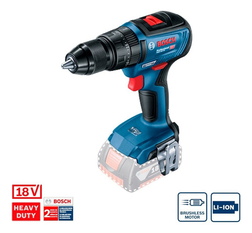 Taladro Atornillador Percutor Bosch Gsb 18v-50 Bare Tool