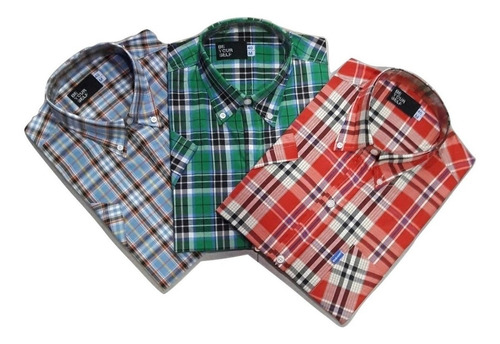 Camisa Talle Especial Hombre Manga Larga 46-48-50-52 Premium