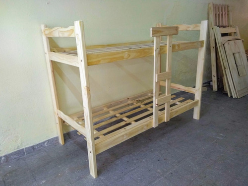 Cama Superpuesta Reforzada Pino Macizo