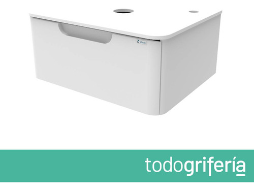 Vanitory De Colgar Schneider Uniq 1 Cajón Blanco 60 Cm