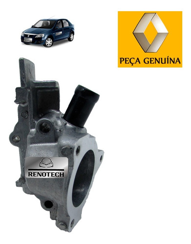 8200493154 Flange Da Válvula Termostática Logan 1.6 8v K7m