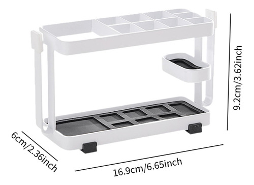 Soporte De Cepillo De Dientes De Acero De Acero 10 Ranuras